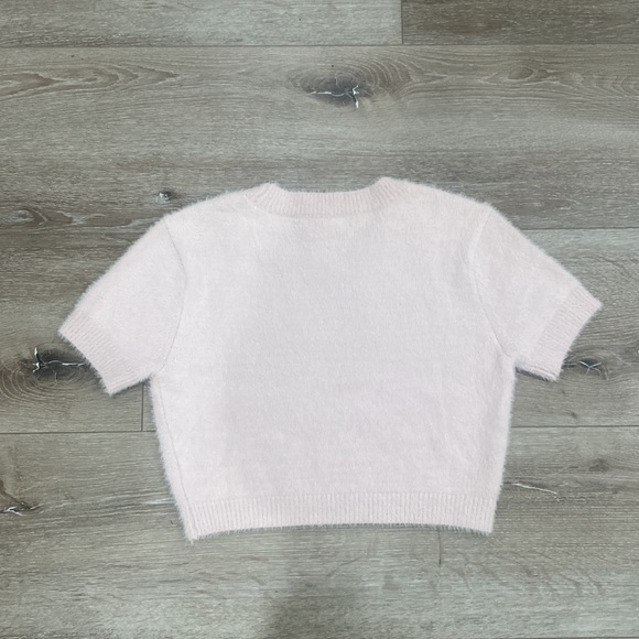 NWT PACSUN women’s light pink cashmere crop top! - Picture 4 of 4